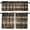 Wood-2, variant on Rustic Wooden Valance Curtain Brown Barn Door Wood Board Western Vintage Farmhouse Country Rod Pocket Valance Window Treatments Short Curtains for Kitchen 54x18inch