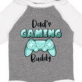 thumbnail image 4 of Inktastic Dad's Gaming Buddy- Aqua Controller Boys or Girls Long Sleeve Baby Bodysuit, 4 of 5