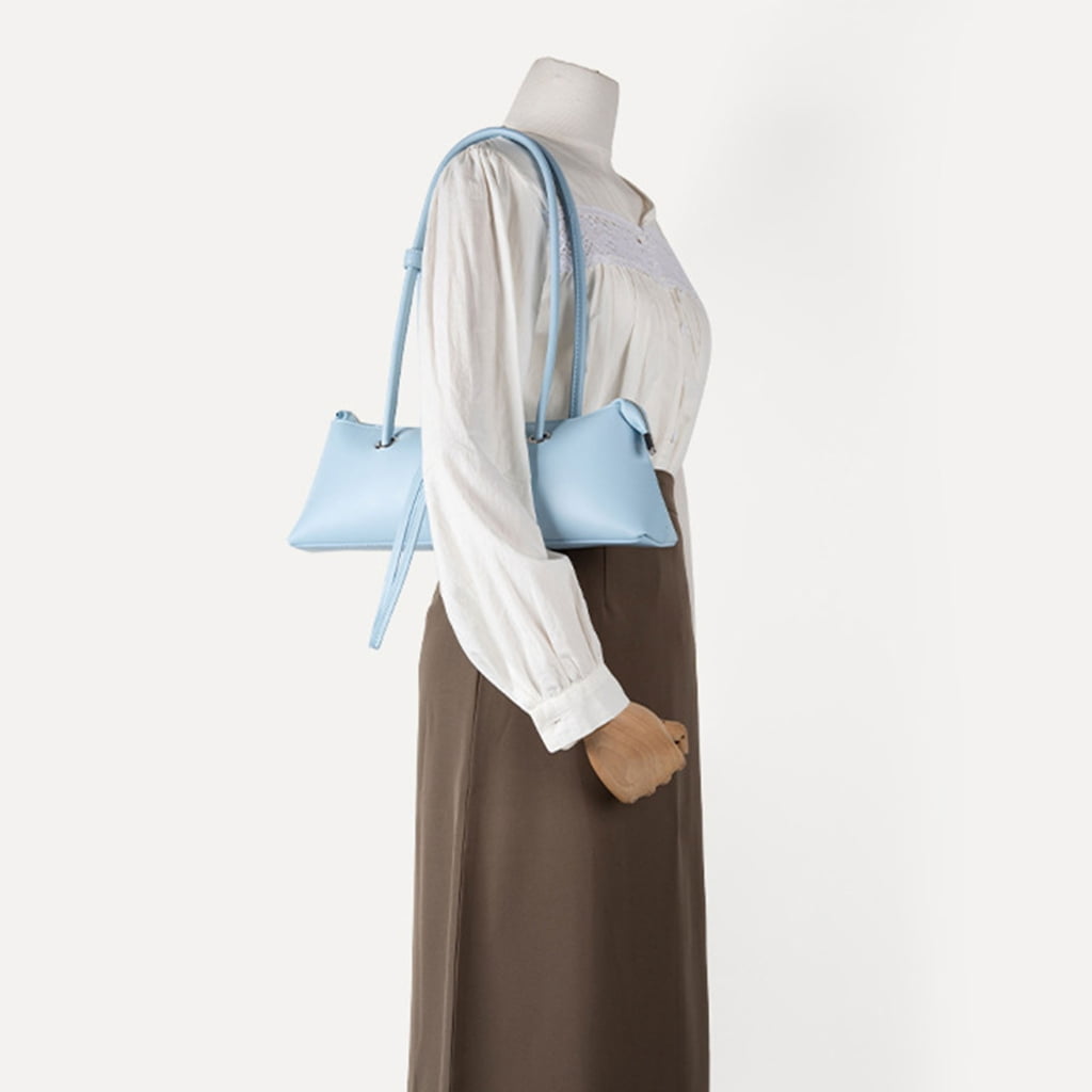 FENOHREFE Elegant Korean Style Armpit Shoulder Bag Large Capacity Underarm Purse Evening Bags Handag for Fashion Women