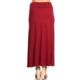 thumbnail image 3 of Moa Collection Women's Elegant High-Waisted Maxi Skirt  for Every Occasion, 3 of 4