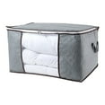 thumbnail image 3 of Xihbxyly Bolsas de Almacenamiento, Organizador Plegable Grande de 90 L, Asas Suaves Reforzadas, Práctico Cierre de Cremallera, Ideal para Armario Debajo de La Cama, Solución para Organizar El Hogar,, 3 of 7
