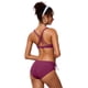 thumbnail image 2 of Top de Bikini CRZ YOGA con Escote en V y Diseño Cruzado Frontal Fucsia Talla S, 2 of 4