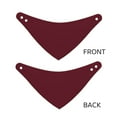 thumbnail image 3 of Naloa Maroon Dog Bandana Large and Small-Dog Scarf Bib Handkerchief Accessories for Dogs and Cats(S-L)-Large, 3 of 5