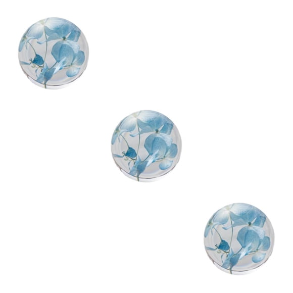 Guardoinrt Flower Crystal Ball Radiating Love And Harmony In Home Unique Hydrangea blue 8cm 3Set