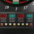 thumbnail image 4 of Modern Electronic Dart Board with Cabinet,27 Games and 12 Darts Scoreboard Set for Adults Black, 4 of 9