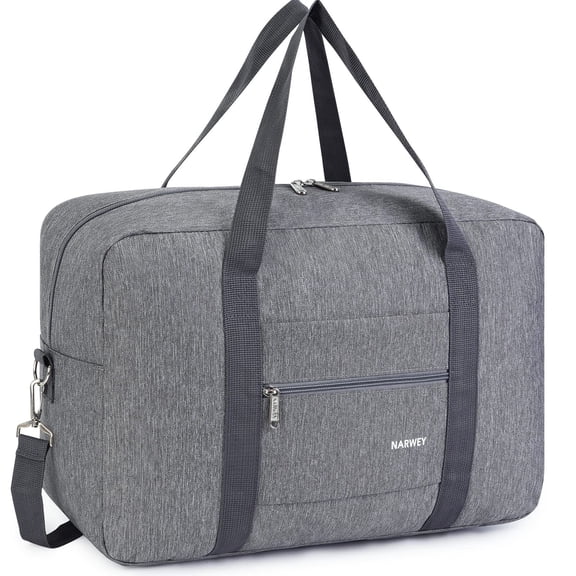 Lightweight Foldable Duffel Bags for Spirit Airlines Personal Item Bag 18x14x8 Underseat Carry on Waterproof Travel Tote Handbag with Shoulder Strap