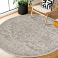 thumbnail image 5 of BoutiqueRugs Tigris Bohemian, Farmhouse, Traditional Area Rug - Gray, Ivory - 9' x 12', 5 of 10