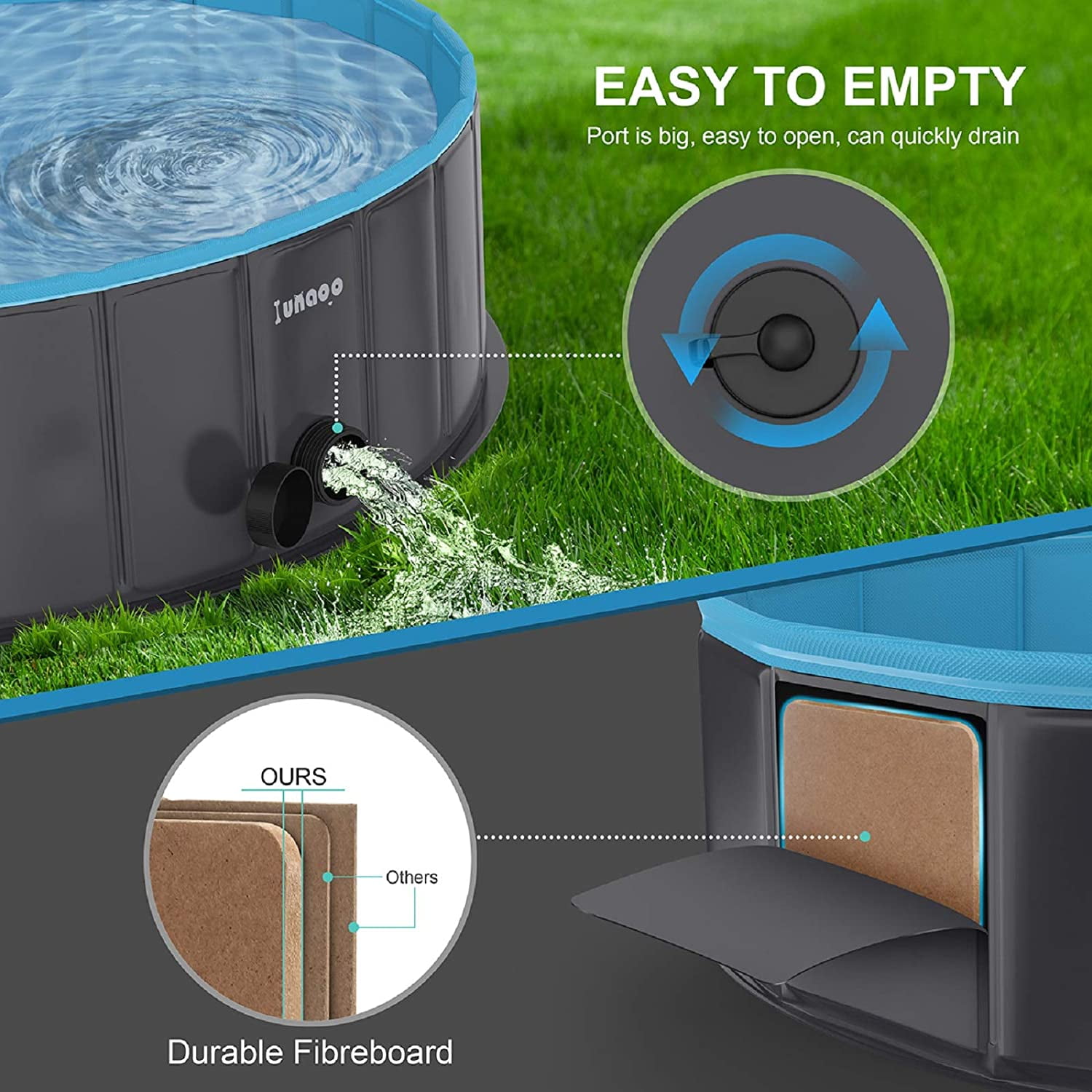 Lunaoo Foldable Dog Pool 2025