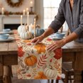 thumbnail image 7 of Halloween Sale Clearance!Fall Decorations for Home, Thanksgiving Flag Fall Pumpkin Maple Leaf Kitchen Party Tablecloth, 7 of 7