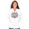 thumbnail image 3 of Soul Mating Season Funny Valentines Zip Hoodie Sweatshirt Women Brisco Brands S, 3 of 6