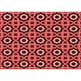 thumbnail image 1 of Ahgly Company Machine Washable Indoor Rectangle Transitional Red Area Rugs, 8' x 10', 1 of 7