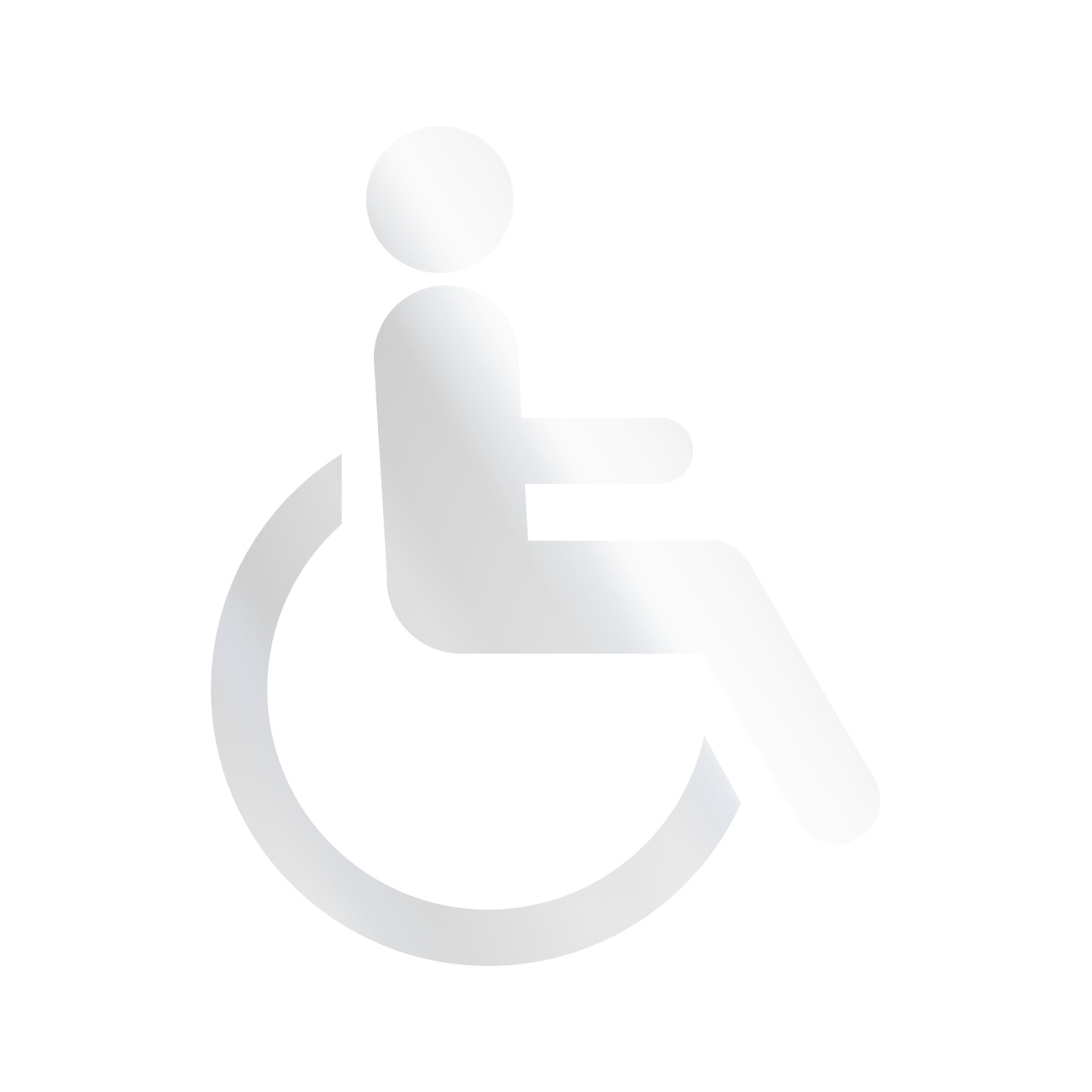 Handicap Parking Sticker Handicap Symbol Vinyl Decal - Wheelchair ...