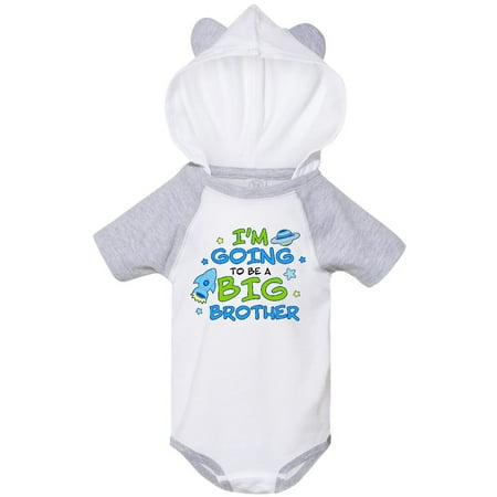 

Inktastic Space Im Going To Be a Big Brother Gift Baby Boy Bodysuit