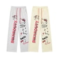 thumbnail image 4 of Pantalones japoneses Y2k de Sanrio, nuevos pantalones casuales con estampado de Hello Kitty para primavera, pantalones holgados a la moda para niñas, lindos y geniales pantalones deportivos casuales, 4 of 4