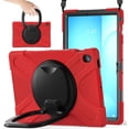 thumbnail image 1 of Funda para Samsung Galaxy Tab S10 FE+ Plus de 13,1 pulgadas, modelo 2025 (X620/X626B), funda de silicona resistente con asa, soporte de 360 ​​grados, correa y soporte para S Pen., 1 of 9