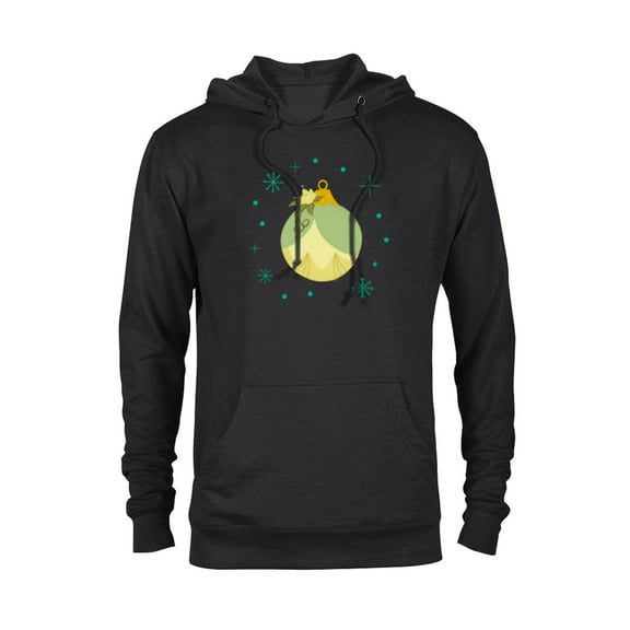 Disney Princess Tiana Holiday Christmas Ornament - Pullover Hoodie for Adults - Customized-Black