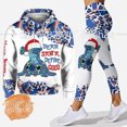thumbnail image 4 of 2024 ángulo 3D sudadera con capucha conjunto de mujer pantalones de yoga deportes puntada yoga sudadera con capucha polainas moda ropa deportiva mujer ropa, 4 of 5