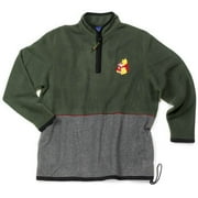 Pooh Color Block Pullover w/ Zip Front