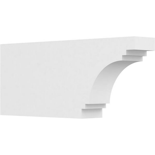Ekena Millwork RFTP04X10X24PEC 10 x 4 x 24 in. Standard Pescadero Architectural Grade PVC Rafter Tail