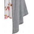 thumbnail image 4 of Talla grande TwinSet Twinset Impresión floral Irregular Tee Rosegal  Mangas largas de talla grande, 4 of 5