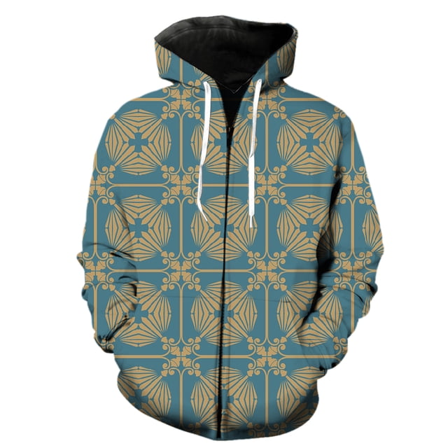 Sudadera con capucha y cremallera para hombre, diseño abstracto, ropa de calle de gran tamaño, manga larga, estampado 3D, informal, con capucha, chaquetas, tops de primavera, Harajuku