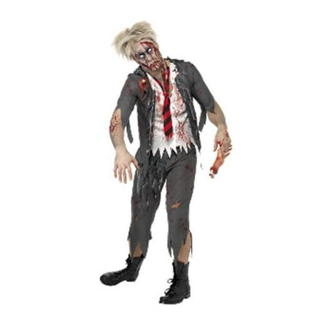 High School Horror Boy Zombie Suit Costume Adult