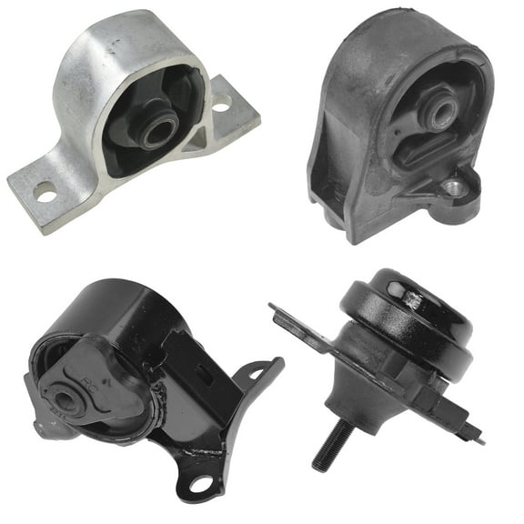 TRQ Engine Motor & Automatic Transmission Mounts Set of 4 for Honda Civic 1.7L MTA34443