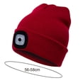 thumbnail image 2 of LED Lighted Hiking Hat, Illuminated Knitted Hat, 2 of 5