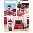 thumbnail image 4 of Large Capacity Insulated Plastic Cup with Straw for Hot and Cold Drinks, Summer Travel and Daily Commute, 4 of 6