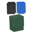 thumbnail image 4 of Caja de baraja de cartas coleccionables, organizador de almacenamiento para pasatiempos, tarjeta de reunión Verde, 4 of 8