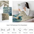 thumbnail image 6 of Farmhouse Vintage Peacock Throw Blanket 40 x 50 inch, Flannel Fleece Bed Blankets Unisex for Boys, Girls, Kids, Soft Fuzzy Warm Cozy Plush Microfiber Blanket for Crib Stroller Nap, Watercolor Animals, 6 of 6