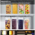 thumbnail image 2 of Juego De 4 Recipientes Herméticos De Plástico Para Cereales Modelo Transparente, 2 of 4