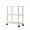 White, variant on ZestqaQ Storage Shelves with Wheels, Independent Shelving Unit, Portable Floor Storage Rack, Easy to Move Pantry Organizer, Sturdy Shelf for Home and Office Use