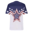 thumbnail image 6 of Xihbxyly Womens Plus Size Tops Summer Short Sleeve T-Shirt Casual Loose V Neck Tee Shirts July 4 Shirts for Women Independence Day Tops # Next Day Delivery Dresses for Women #2, 6 of 6