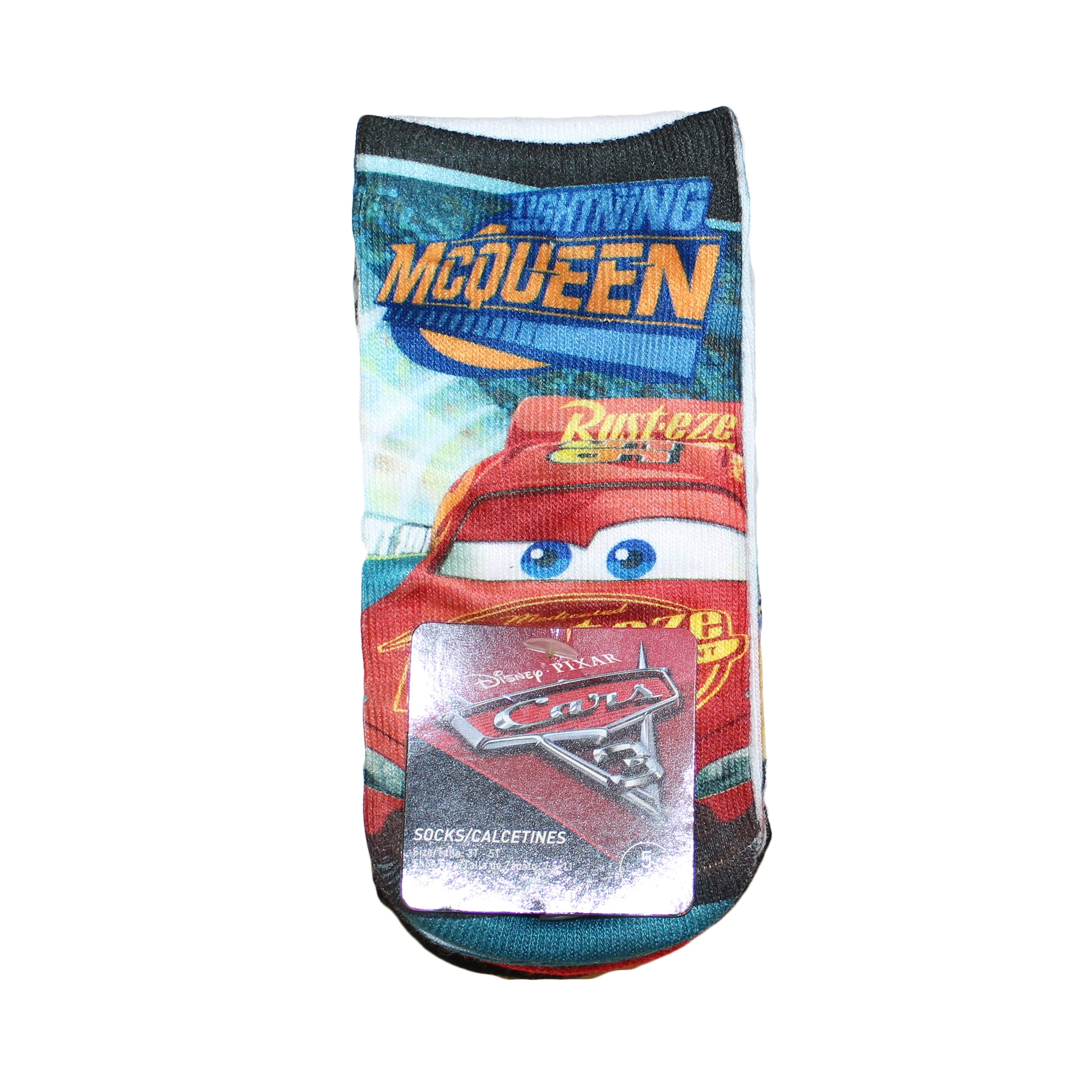 Disney Pixar Cars Cars Toddler Boy NoShow Socks, 5pack