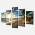 thumbnail image 2 of Beautiful Caribbean Vacation Beach - Large Beach Canvas Wall Art, 2 of 3