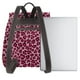 thumbnail image 3 of Balery Rose Leopard Print Mochila de Cuero para Mujeres, Gran Capacidad, Bolsa de Viaje Multifuncional, Mochila de Cuero y Bolsa de Hombro para Mujeres, 3 of 4
