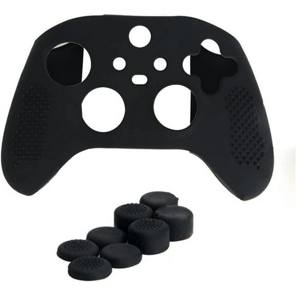 Protective Silicone Skin Cover w/ Thumb Grip Caps for Xbox Series S/X Controller