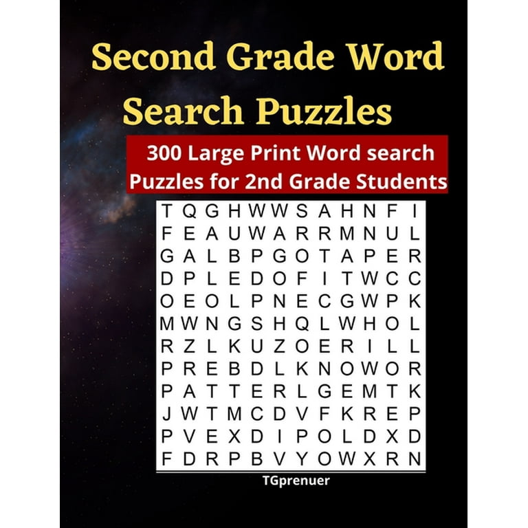 second grade word search puzzles 30 large print second grade word search puzzles the 30 second grade word search puzzles was specifically designed for second grade students and it asks them