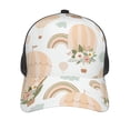 thumbnail image 3 of Disketp Air Balloon and Flower Print Trucker Hat Men Women - Mesh Baseball SnapBack Cap, 3 of 7