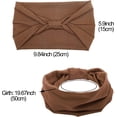 thumbnail image 2 of HSHDLDF Headbands for Women African Boho Wide Knotted Head Wraps Turbans, 2 of 6