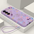thumbnail image 4 of Funda de lujo con cordón y estampado de flores para Samsung Galaxy, cubierta de silicona Ultra, A55, A54, 5G, A35, A25, A15, A14, A34, A52, S21 FE, S22, S23, S24, 4 of 4