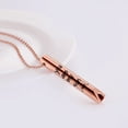 thumbnail image 2 of Colgante de meditación con silbato que ajusta la respiración y alivia la descompresión Collar con tubo redondo estereoscópico, 2 of 6