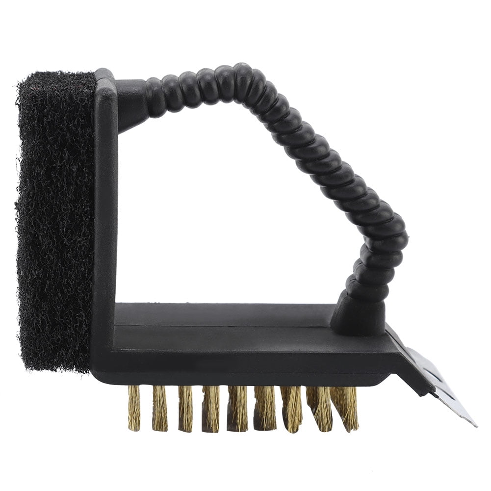 3 in 1 BBQ Cleaner Brush Made of Stainless Steel for Gas Grills and Charcoal Grills, for Family Kitchens, Picnics in the Garden and Barbecues