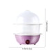 thumbnail image 3 of Mini Egg Cooker Acero inoxidable | Máquina de huevos cocidos eléctricos de doble capa | Cocina hasta 14 huevos | Aparato compacto para ahorrar espacio | Apagado rápido y automático | Negro Azul Rosa, 3 of 6