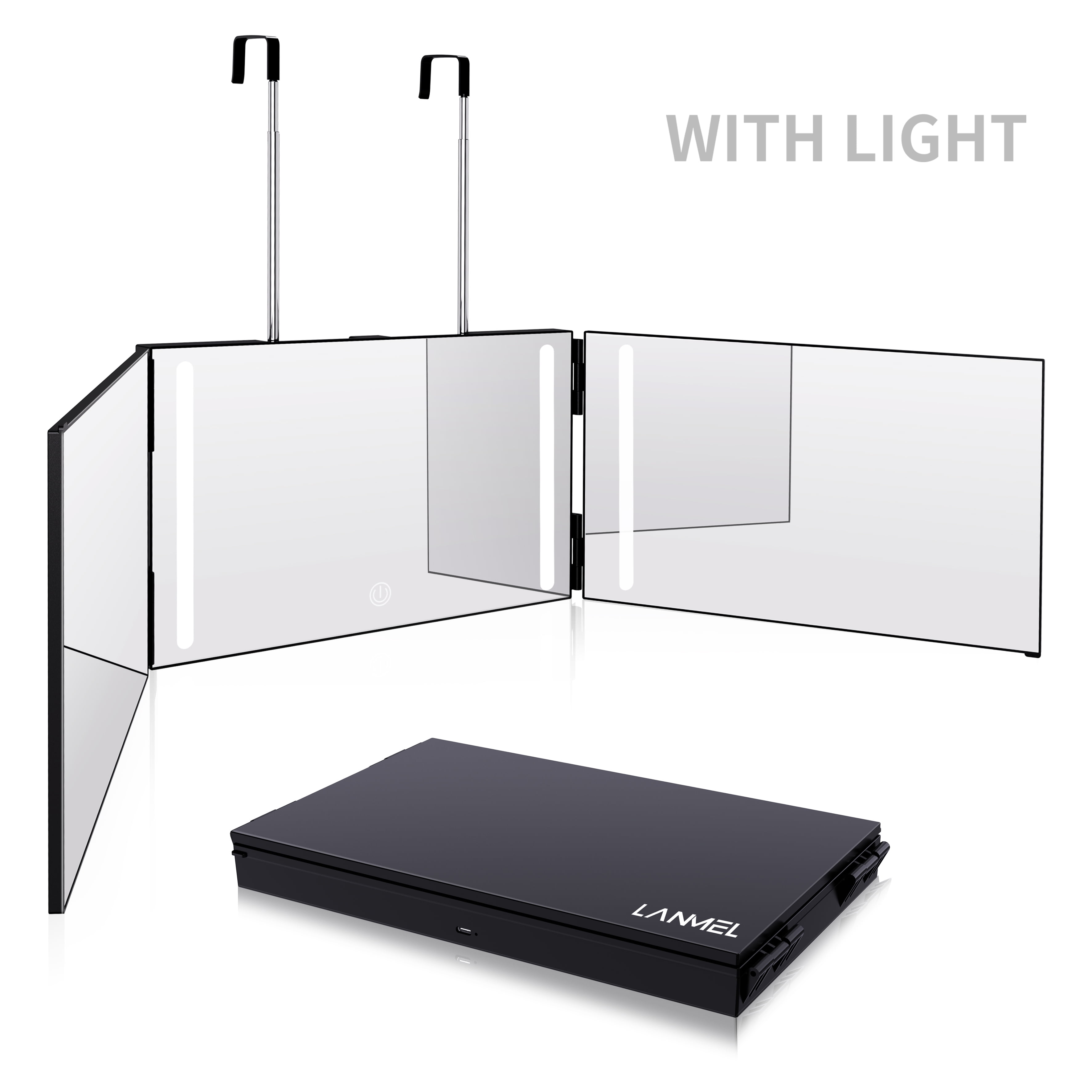 Conair Lighted Makeup Mirror with Magnification, LED Vanity Mirror