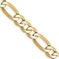 thumbnail image 3 of 14K Yellow Gold 7mm Flat Figaro Chain Necklace, 3 of 3