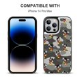 thumbnail image 5 of Funda tipo cartera de Mickey Mouse para iPhone 14 Pro Max con tarjetero, tapa trasera tipo libro de piel sintética con función atril, ranuras para tarjetas, cierre magnético doble, antigolpes., 5 of 5