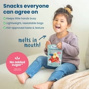 Amara Organic Smoothie Melts, Mixed Red Berries, Baby & Toddler Snacks, No Added Sugar, Baby Food Stage 2, 1 oz Bag