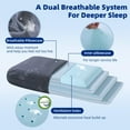 thumbnail image 3 of Adjustable Memory Foam Pillow - 4 Heights from 1.2 to 4.8in, Cervical Pillow for Neck Pain Relief, CertiPUR-US Neck Support Pillow for Side Sleepers, Thin Pillow for Back/Stomach Sleepers, 3 of 6